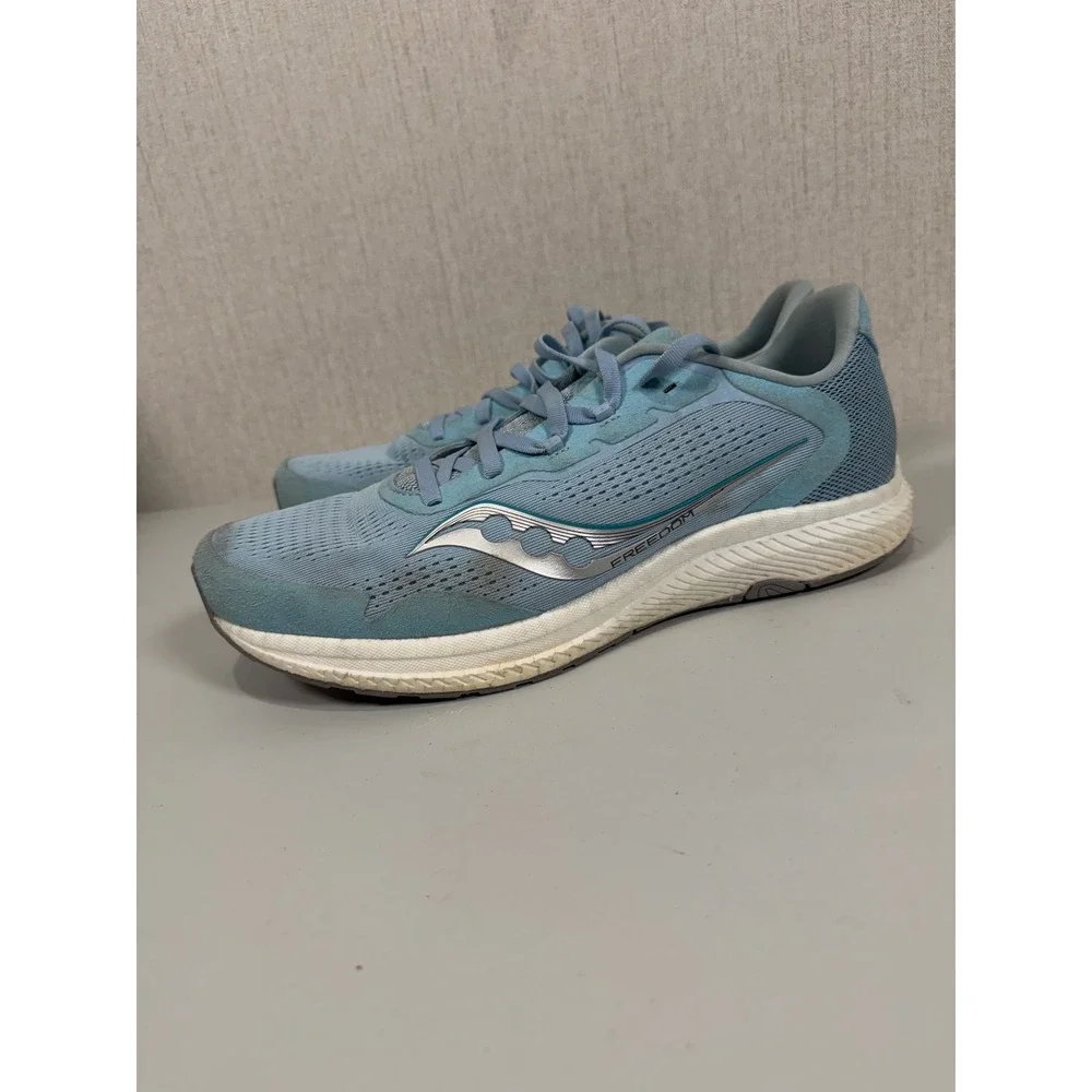 Saucony Freedom 4 Shoes Womens 10‎ Blue White Road Track Race Running Trainer